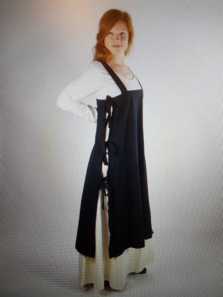 Middeleeuwse Dames Overkleed in Zwart