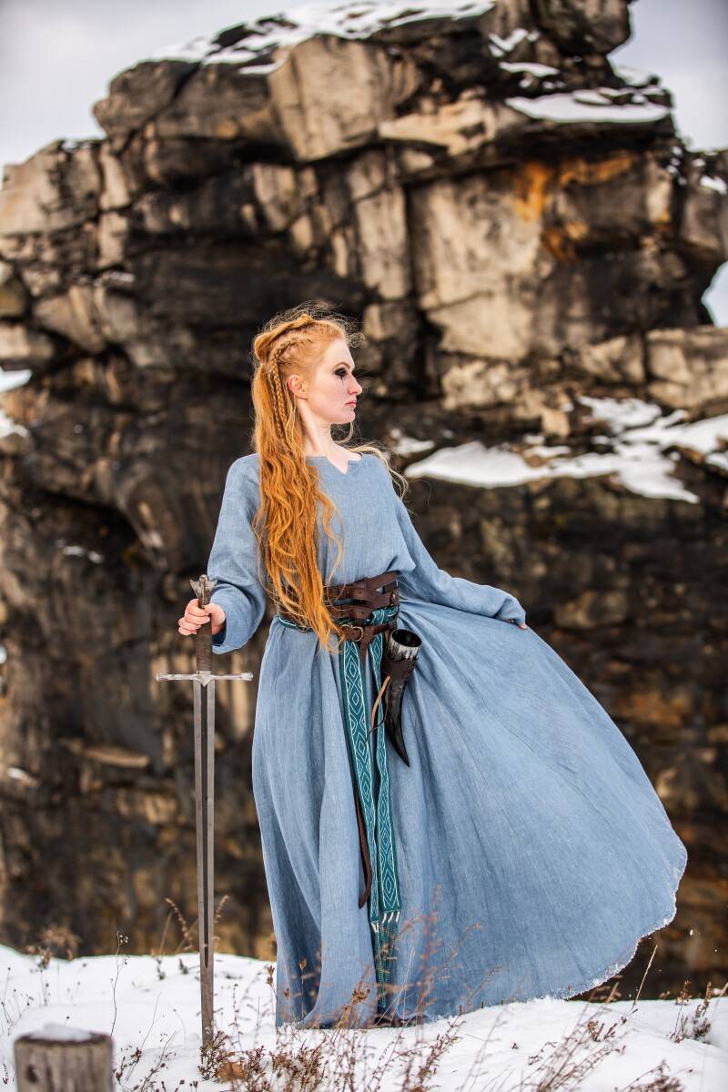 ​Wikinger Gürtel in Blau