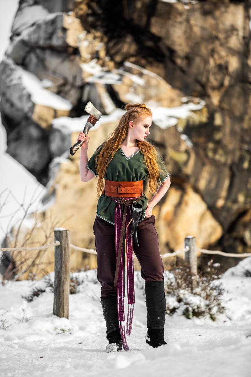 Viking Stoffen Riem in het Rood