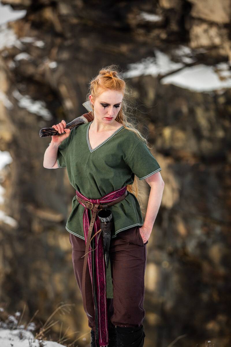 Viking Stoffen Riem in het Rood