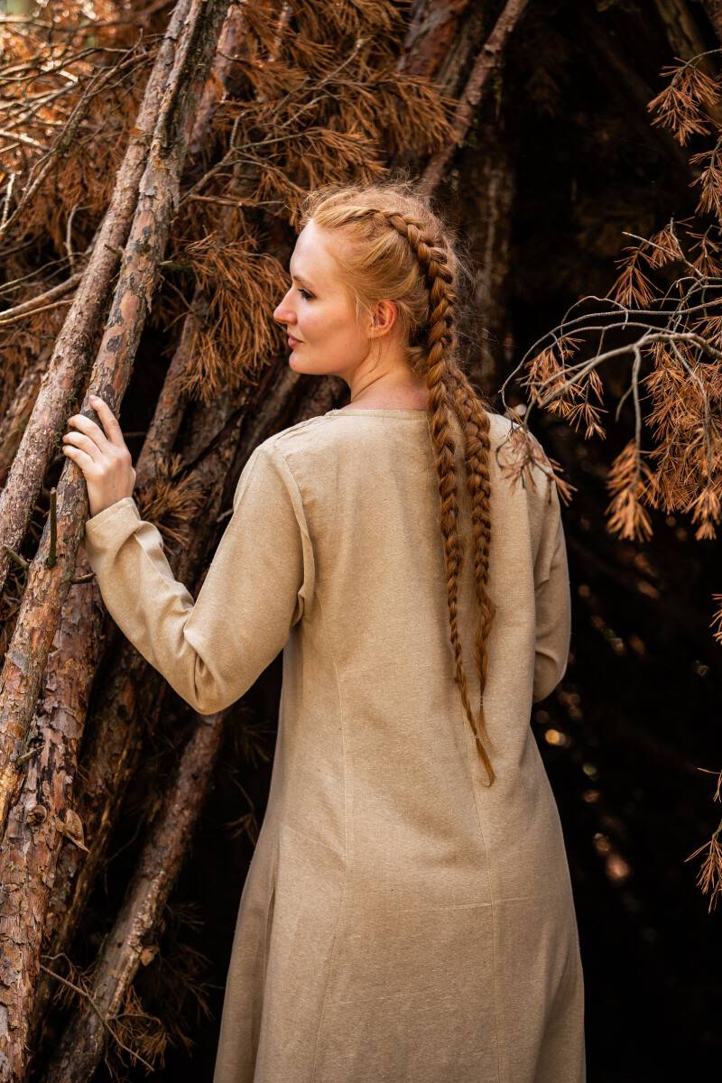 Wikinger Damen Unterkleid in Natur (ANBIETUNG)