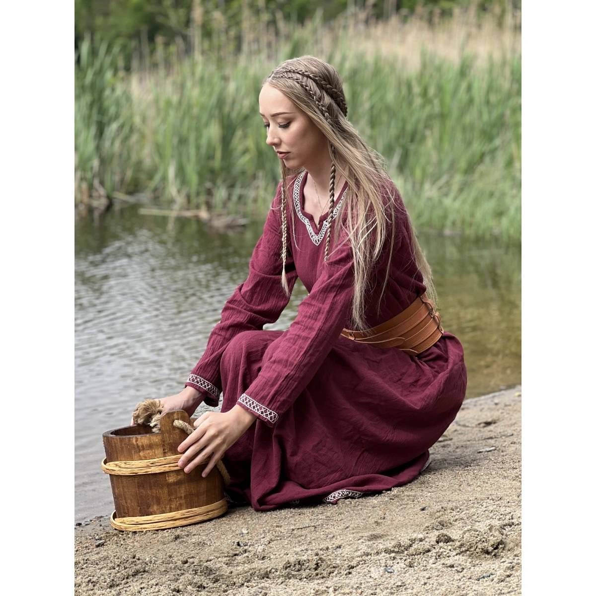 Wikinger Kleid in Rot