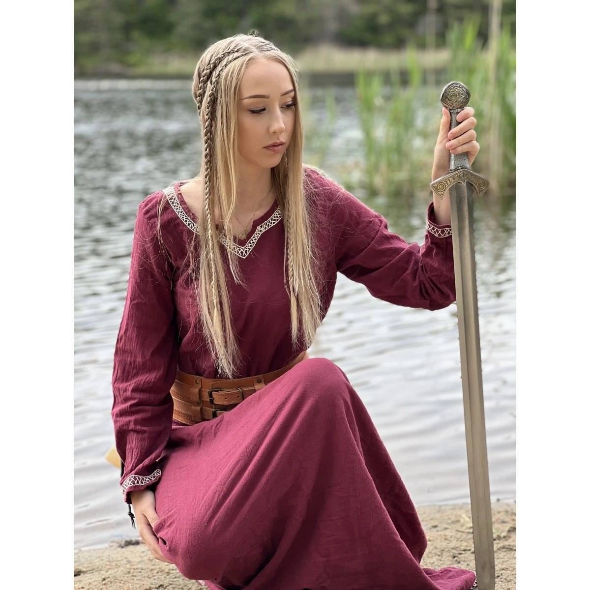Wikinger Kleid in Rot