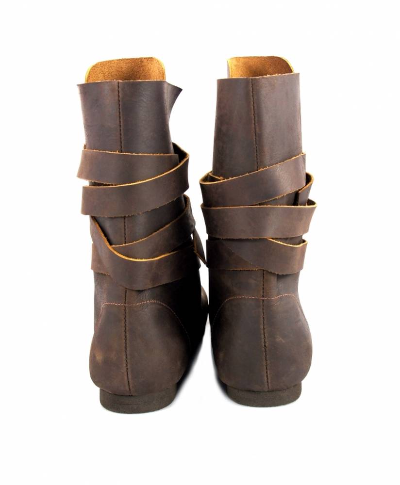 Wikinger Stiefel in Braun