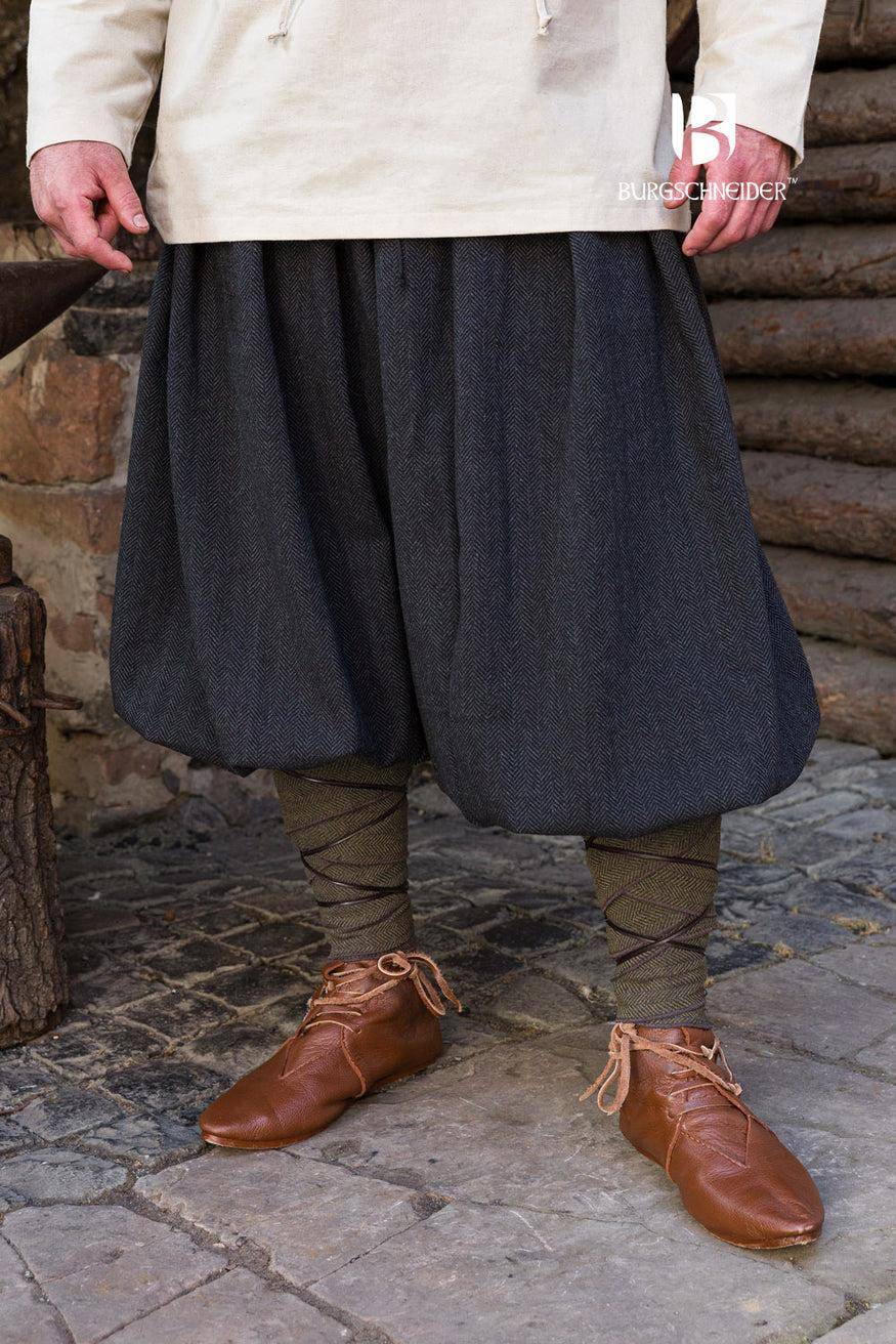 ​Rus Herringbone Broek Zwart/Grijs