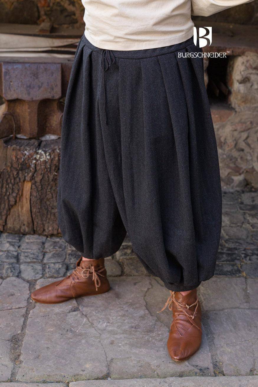 ​Rus Herringbone Broek Zwart/Grijs