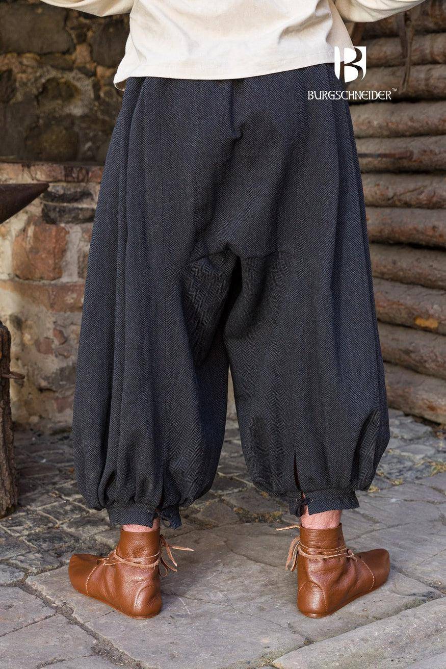 ​Rus Herringbone Broek Zwart/Grijs