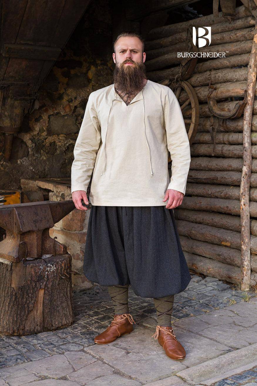 ​Rus Herringbone Broek Zwart/Grijs
