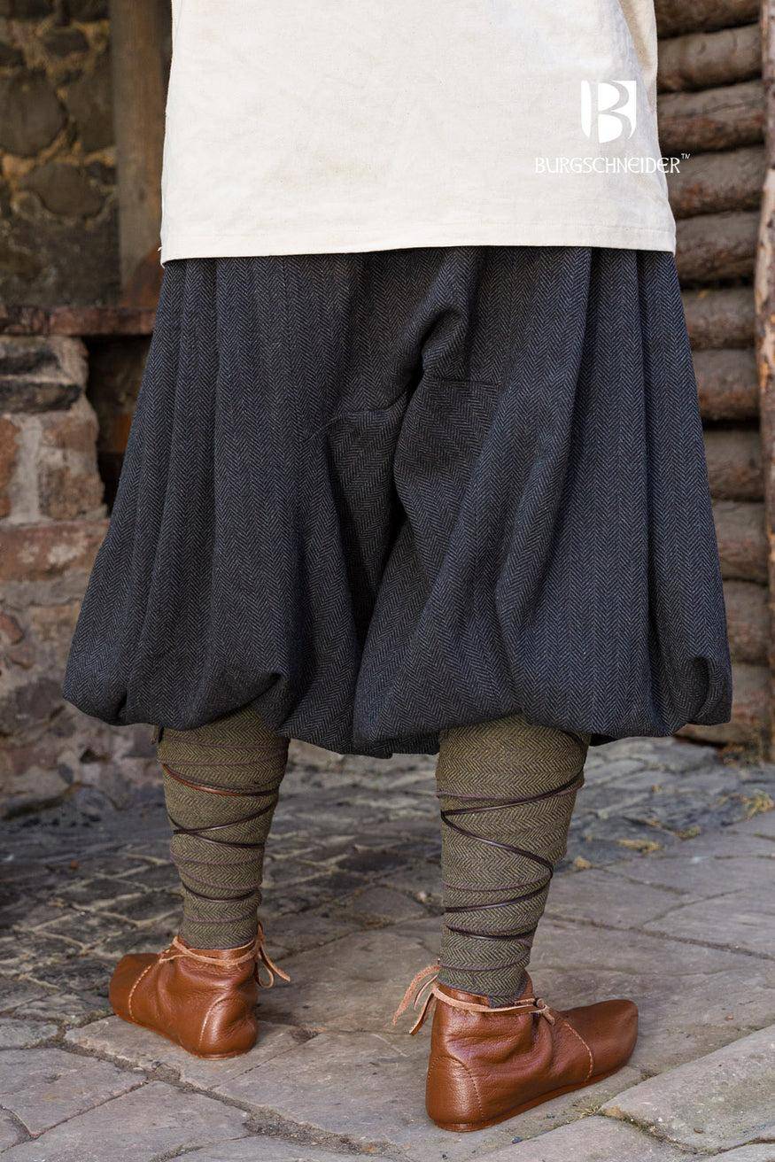 ​Rus Herringbone Broek Zwart/Grijs