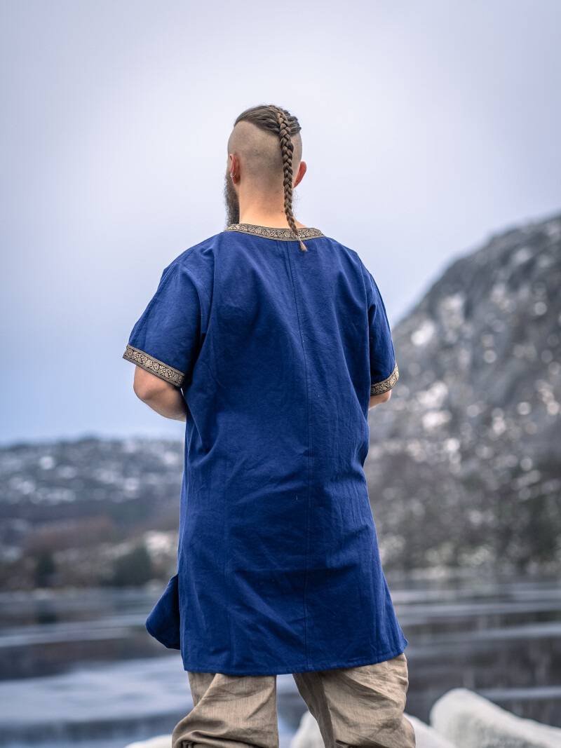 Wikinger Tunika in Blau