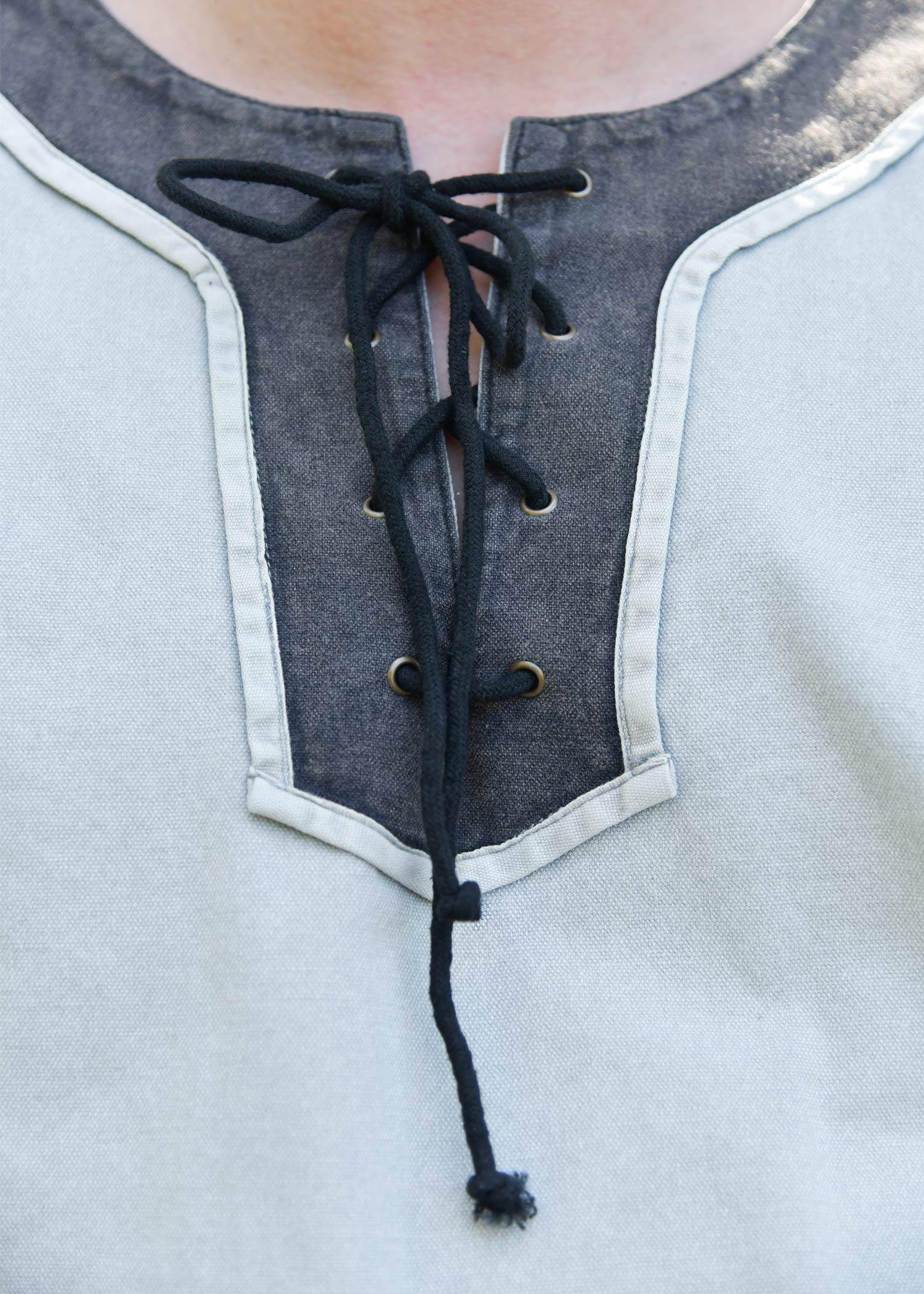 Viking/Middeleeuwse Tuniek in Grijs voor heren met een used look