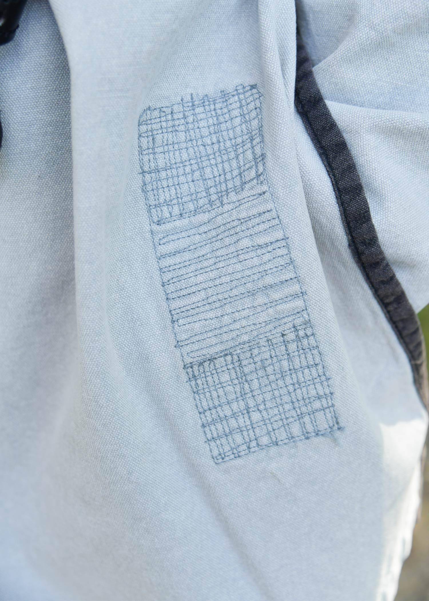 Viking/Middeleeuwse Tuniek in Grijs voor heren met een used look