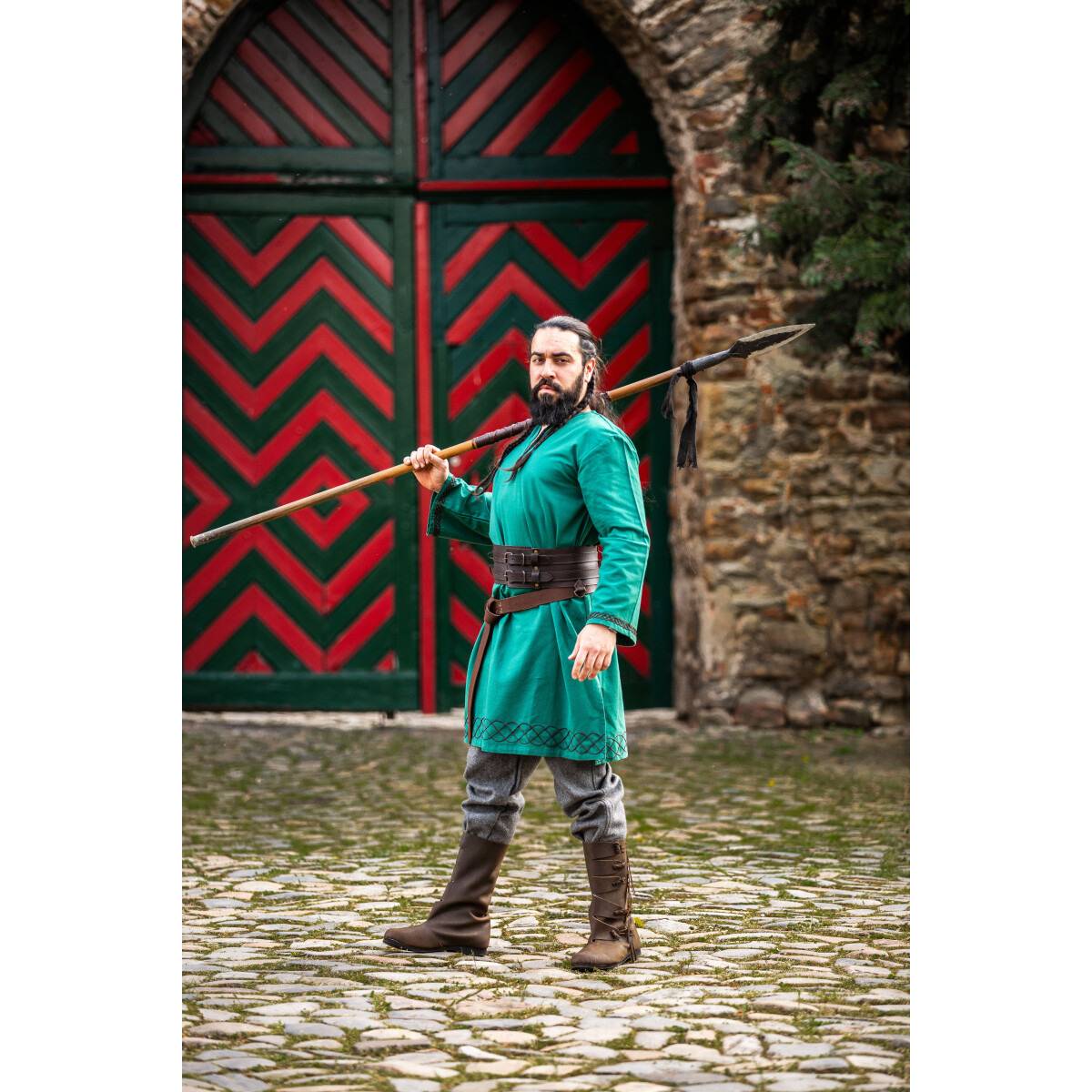 Viking Tuniek, Katoen in Groen