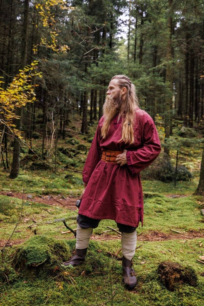 Middeleeuws - Viking Tuniek in Rood