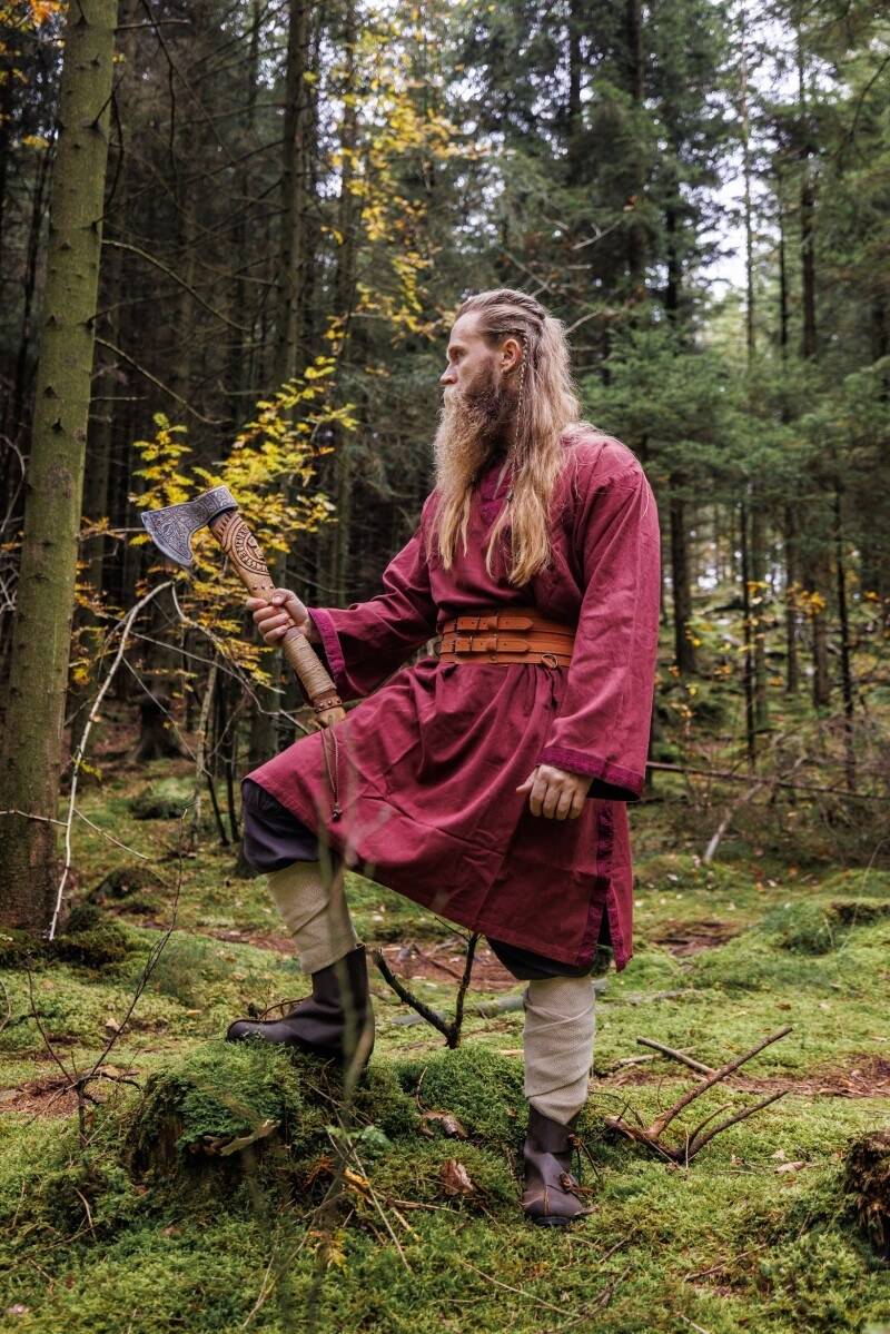 Middeleeuws - Viking Tuniek in Rood