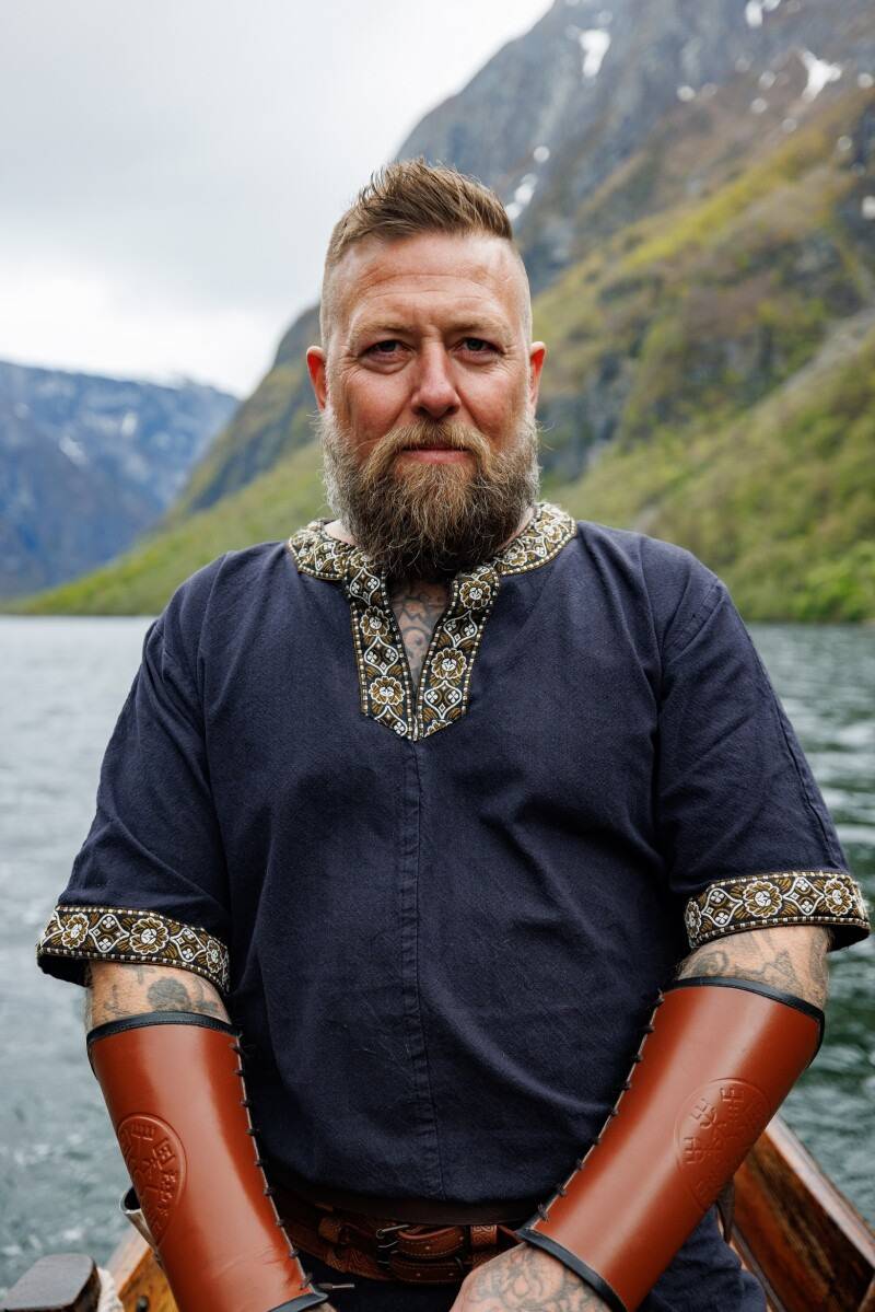 Middeleeuws - Viking Tuniek in Zwart