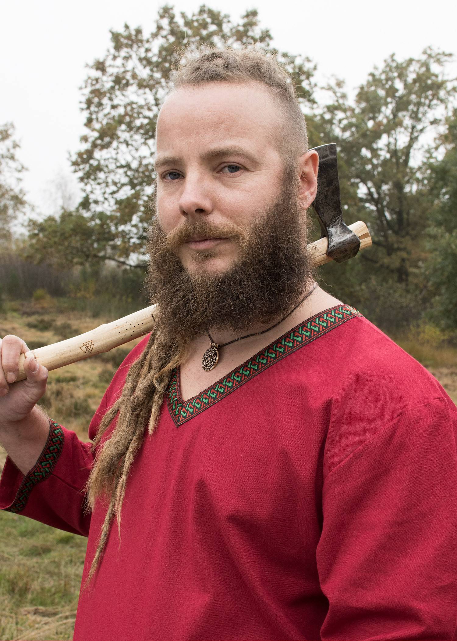 Viking Tuniek, Katoen in Rood