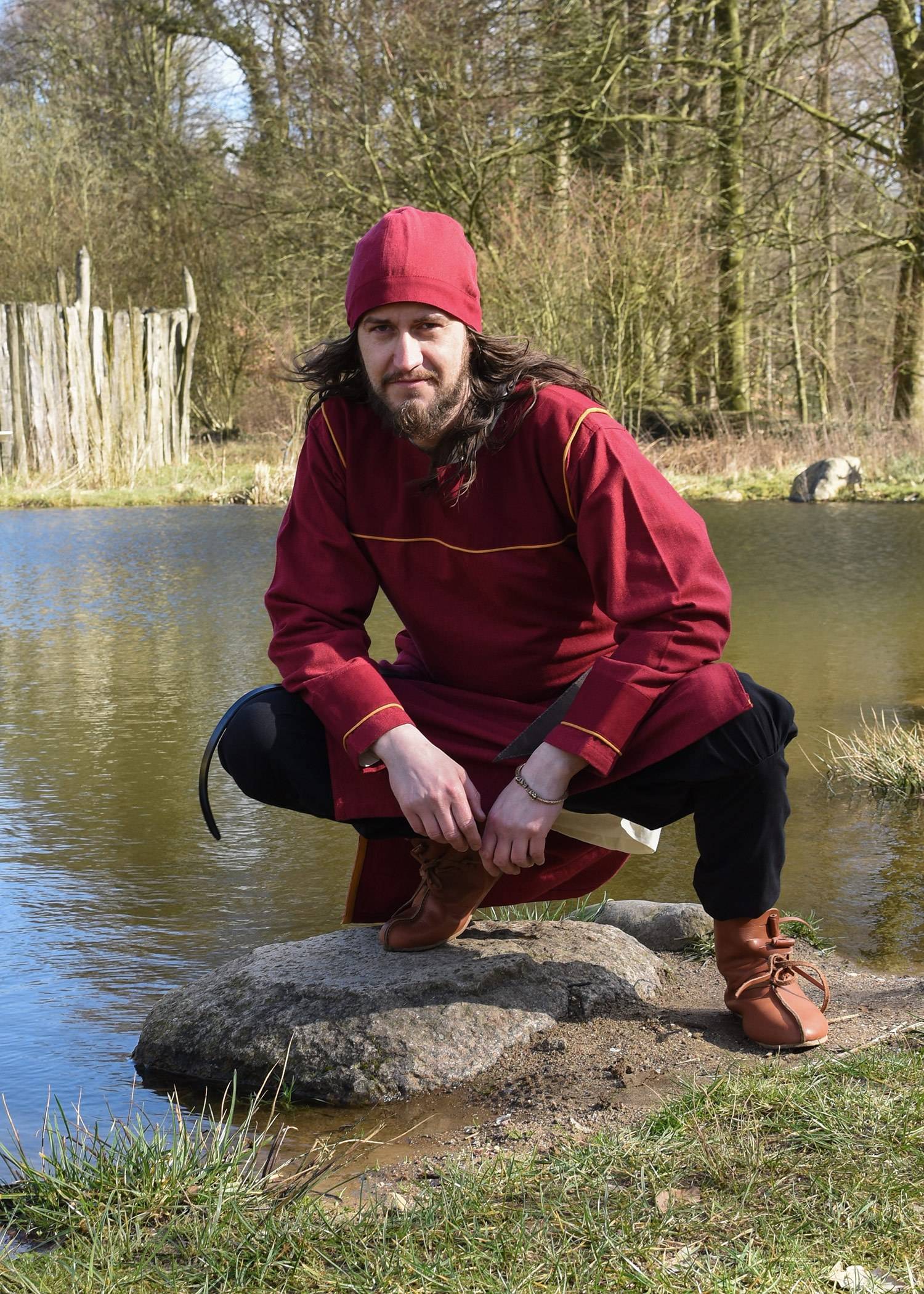 Viking Tuniek, Katoen in Rood