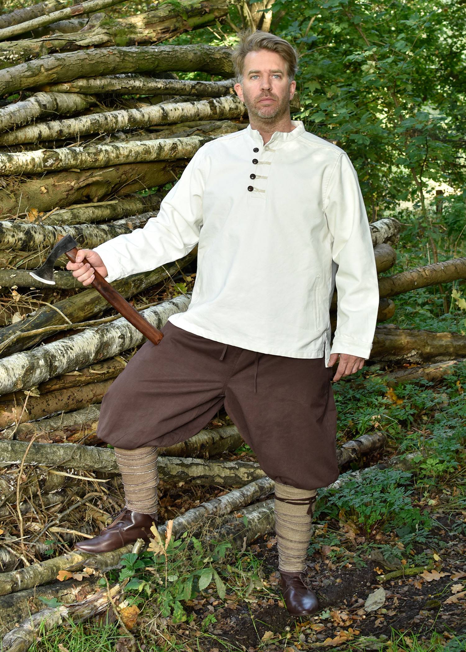 ​Wikinger Hose / Rushose in Braun