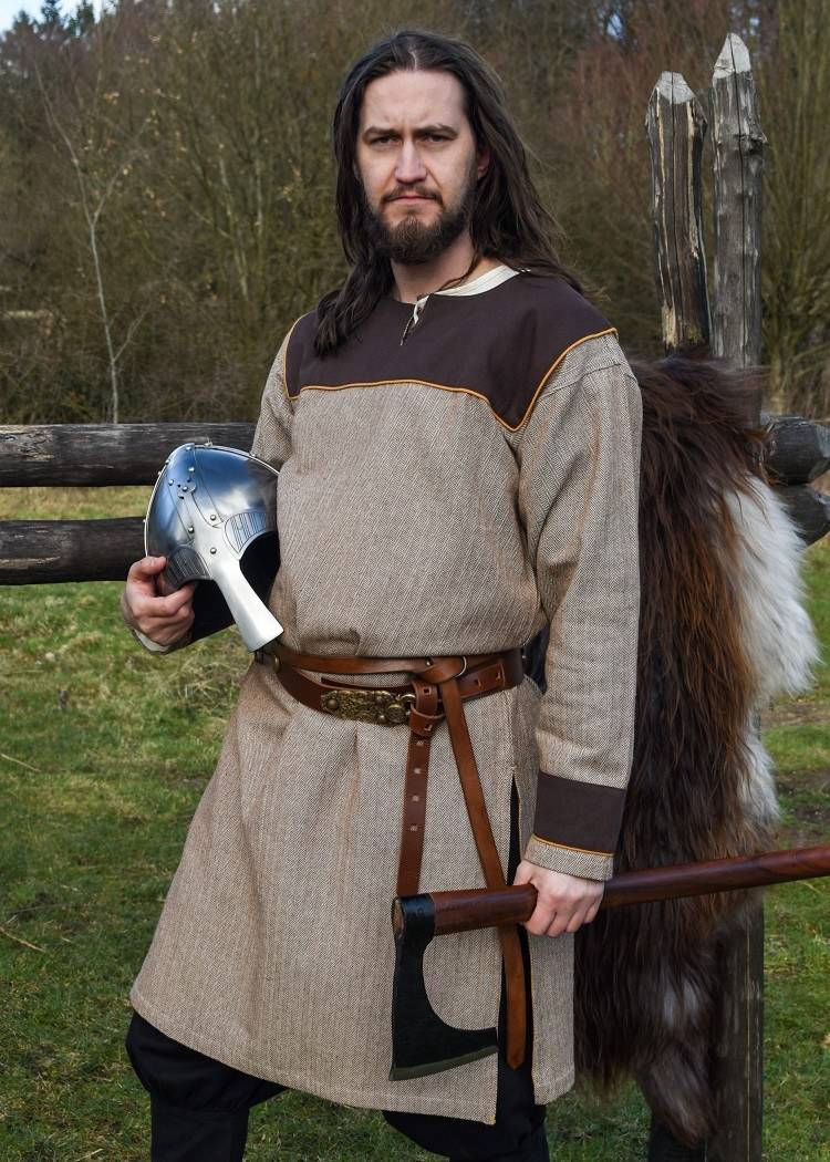VikingTuniek, Katoen in Bruin
