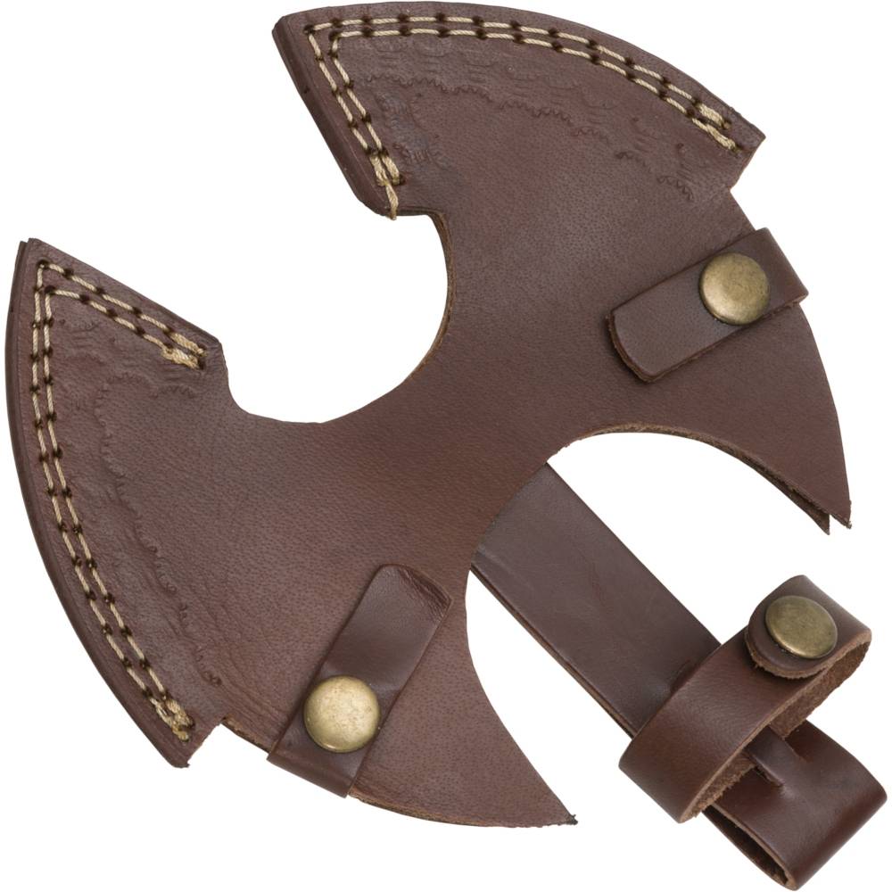 Viking Dubbelbladbijl met Schede