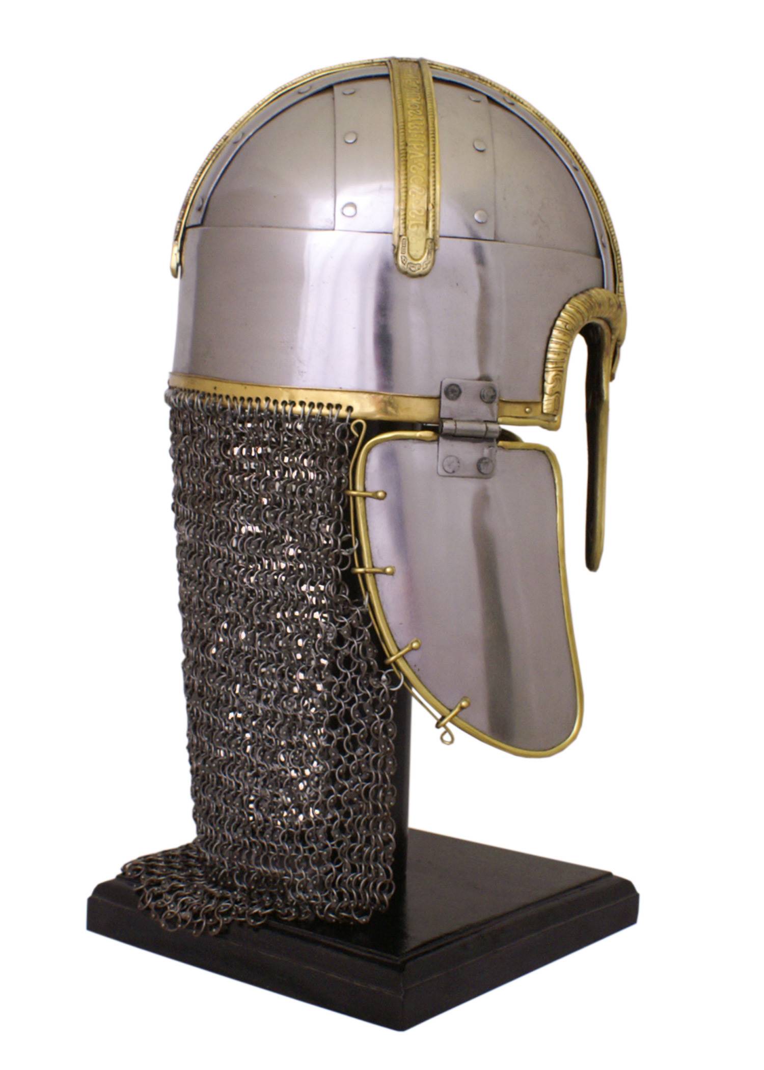 Coppergate Helm met een geklonken Maliënkolder