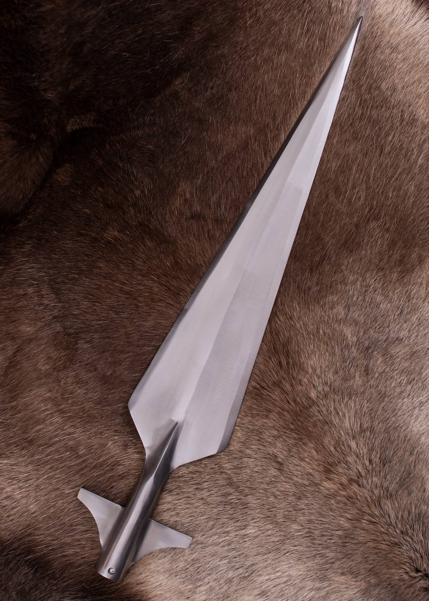 ​Große Frühmittelalterliche Flügelspeer-Spitze, ca. 61 cm