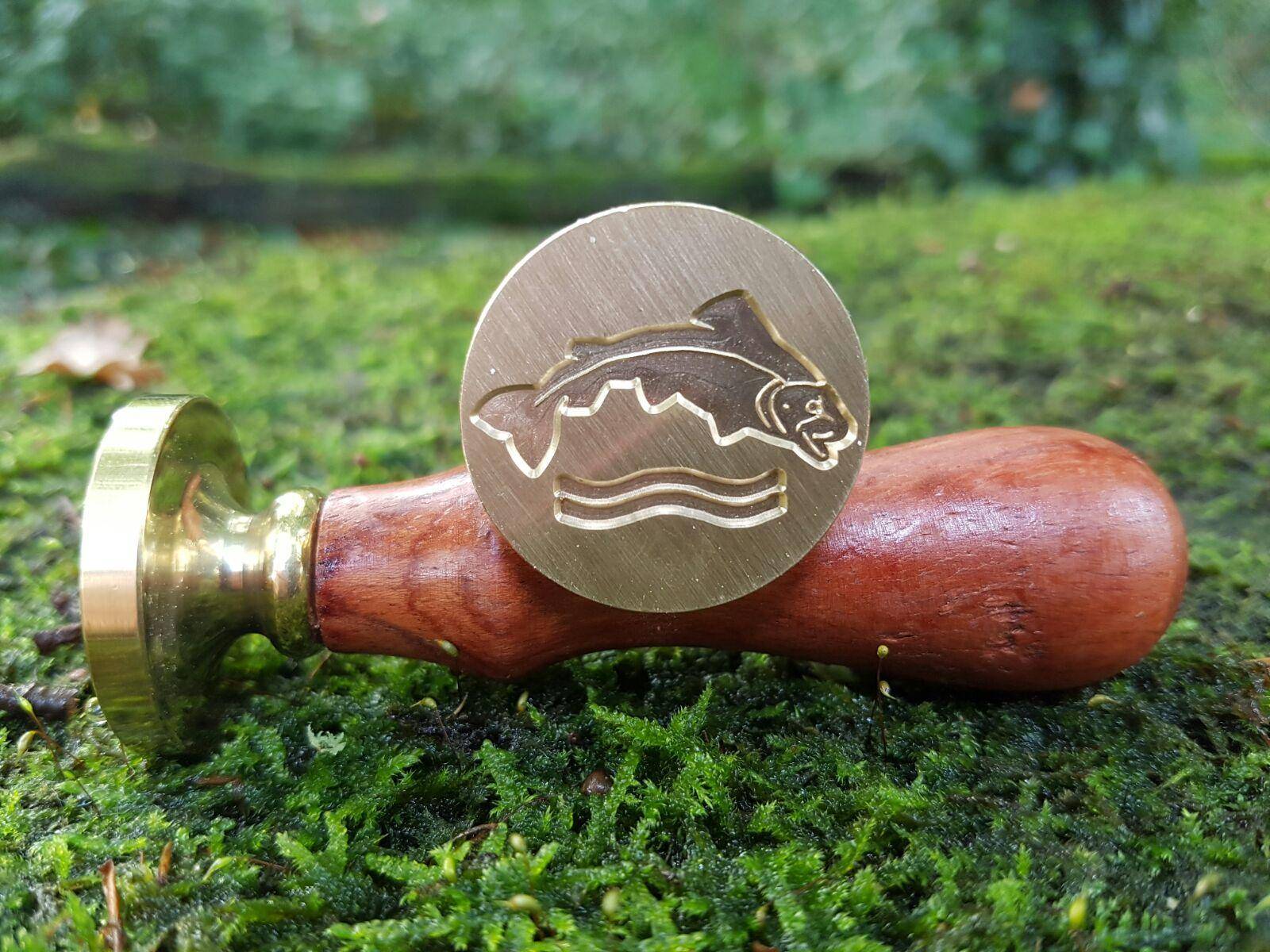 Zegelstempel Game Off Thrones `House Tully` met Vis Motief (uitverkoop)