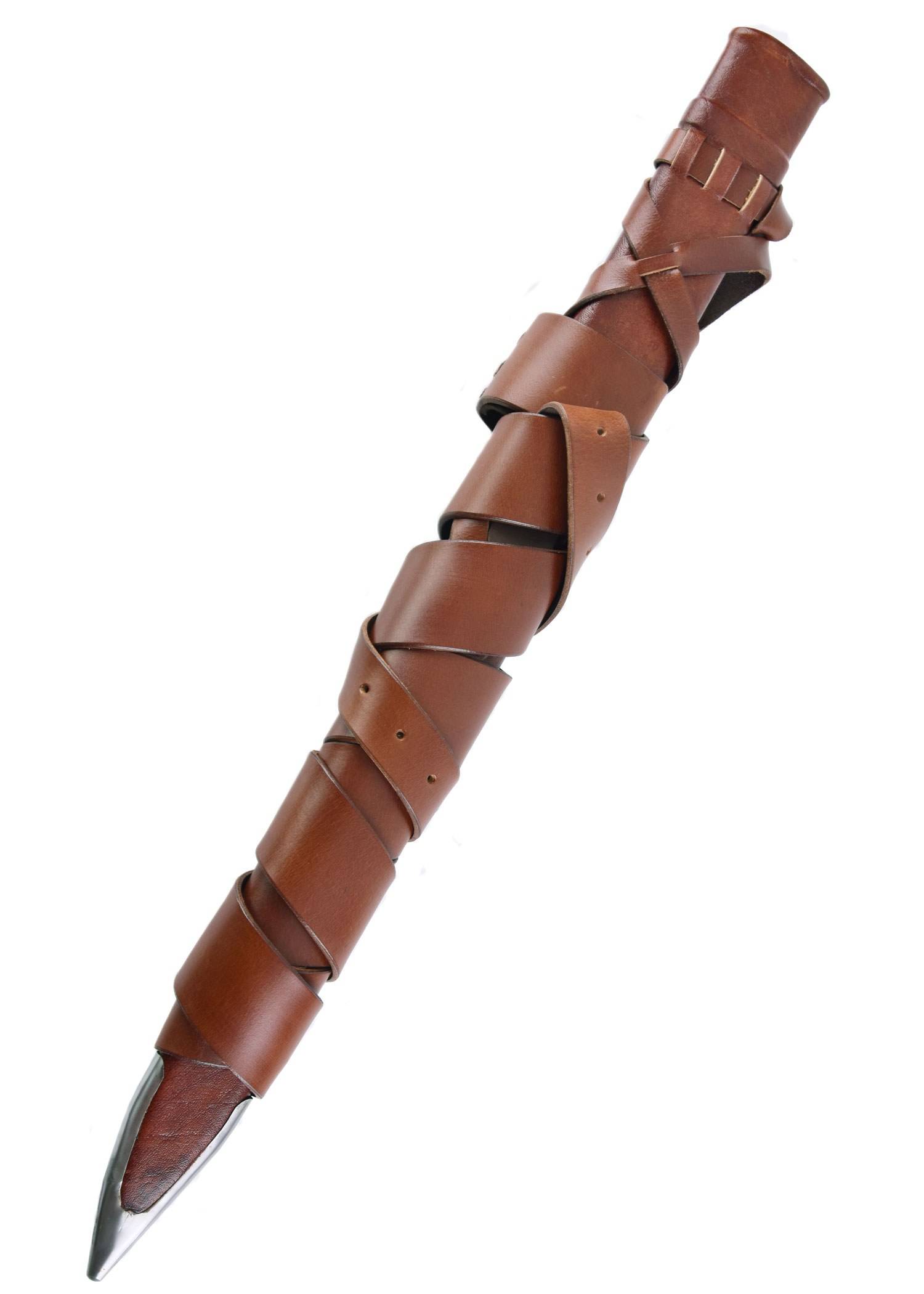 Viking Zwaardschede met Riem en Bronzen Gesp, diverse lengtes