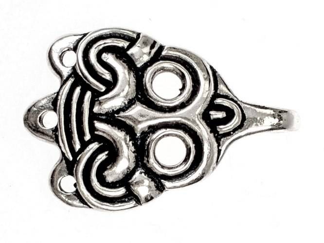​Wikinger Wadenwickel-Haken aus Birka, versilbert, 10 Jh.