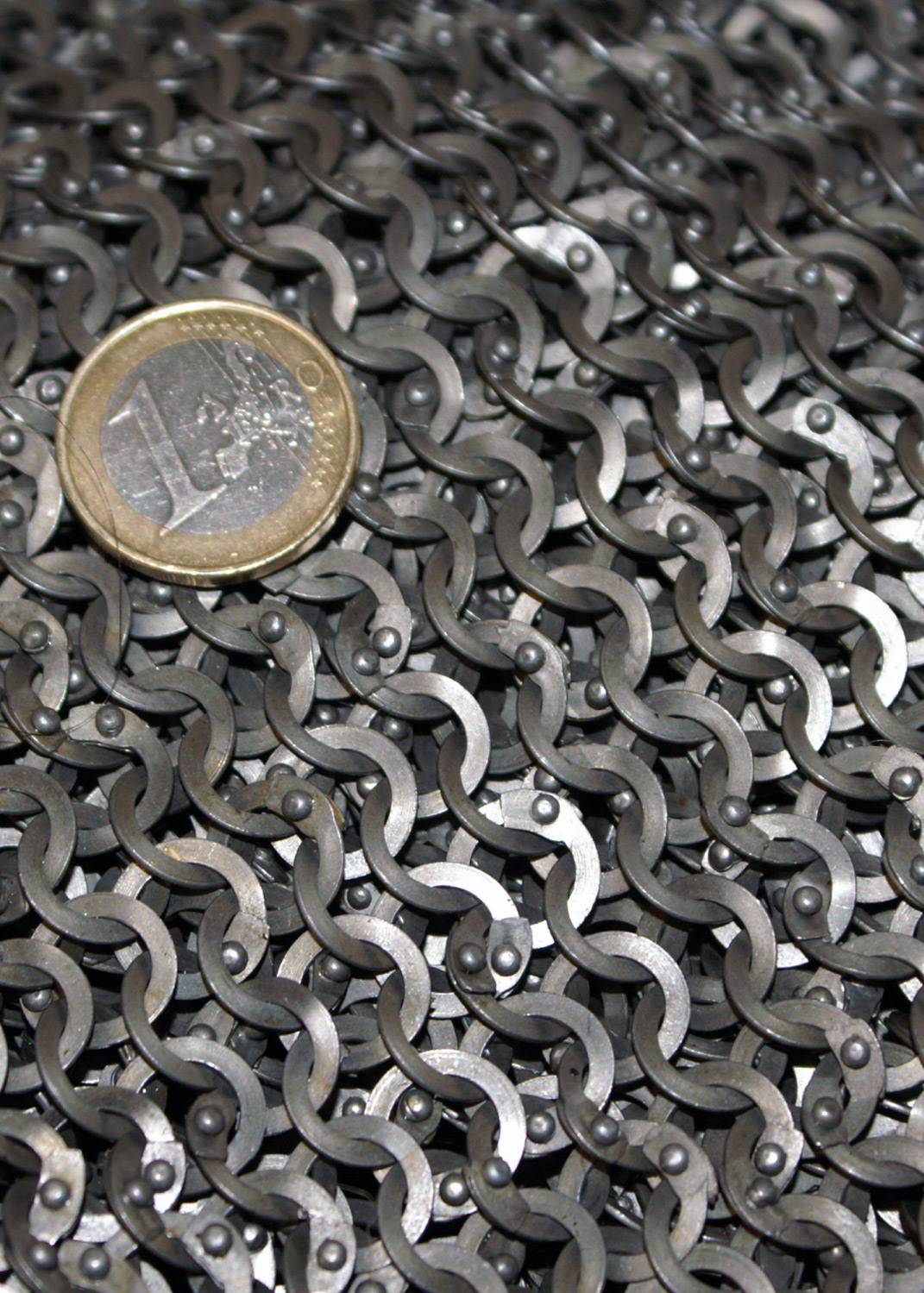 Maliënkolder Bisschopskraag met Plattering, gemengd