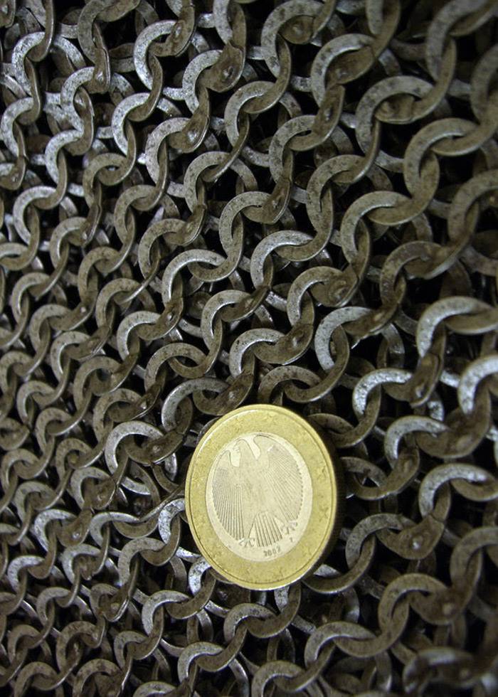 Kettenkragen - Bischofskragen, vernietet mit flachringen 