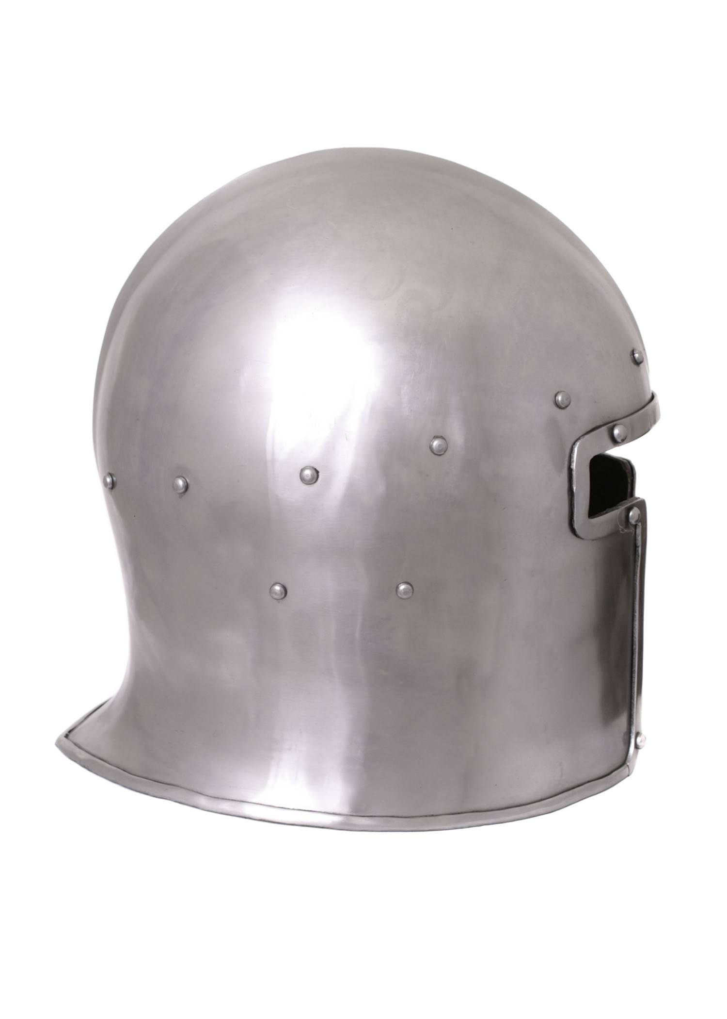 Italiaanse Barbuta Helm uit ca. 1440 in S, M en L