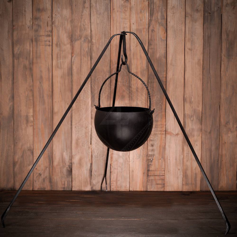 Gesmeed Viking Middeleeuws Statief "Oseberg", 9e eeuw, ca.120 cm