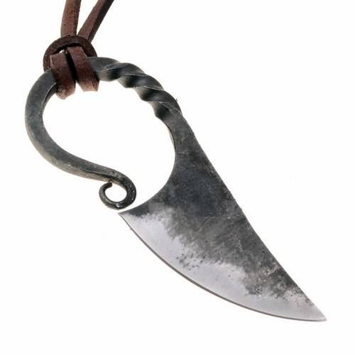 Fingermesser - Geschmiedetes Miniatur-Messer aus Eisen