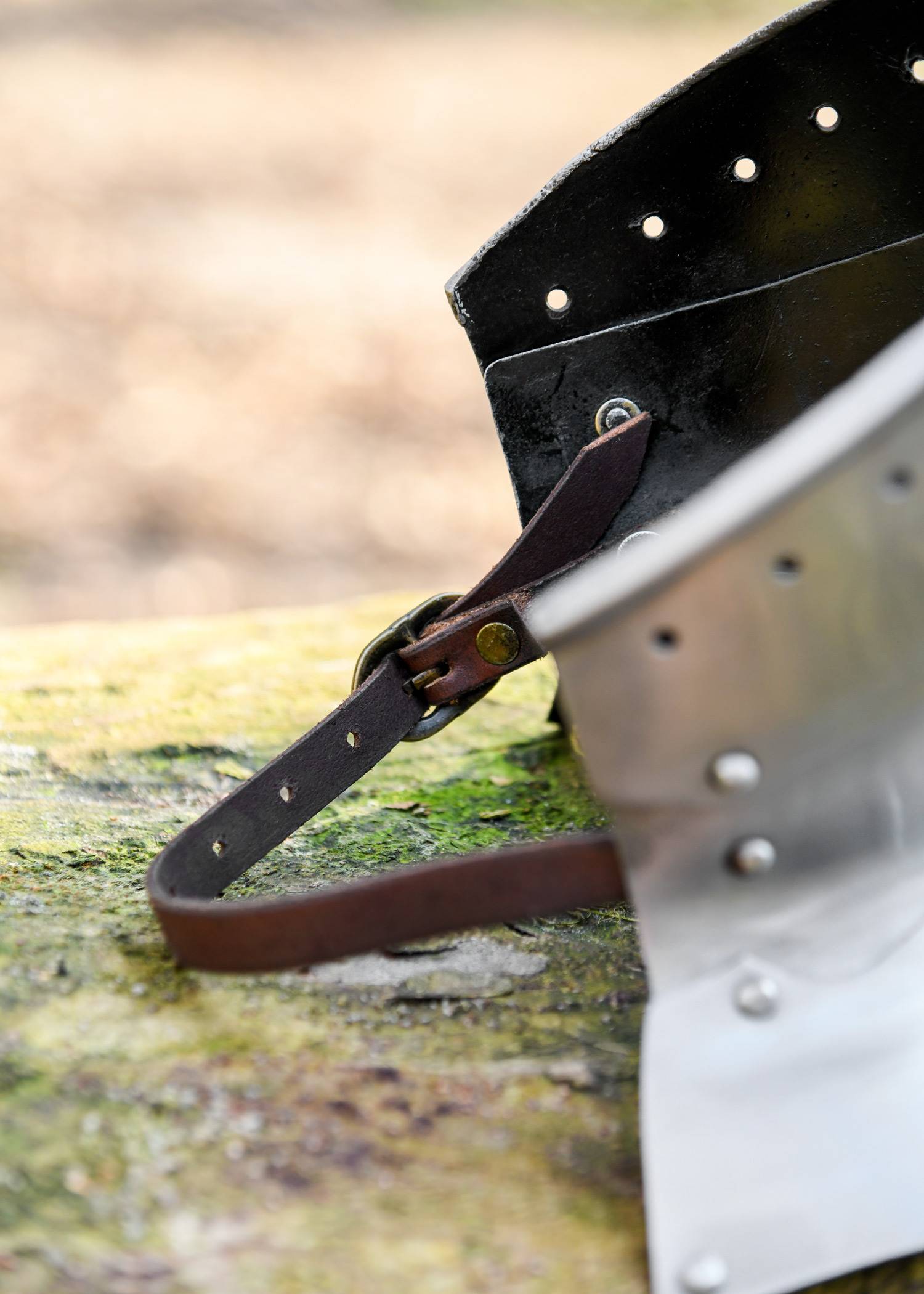 ​Gotische Rustungs Halsberge, 1,2 mm Stahl