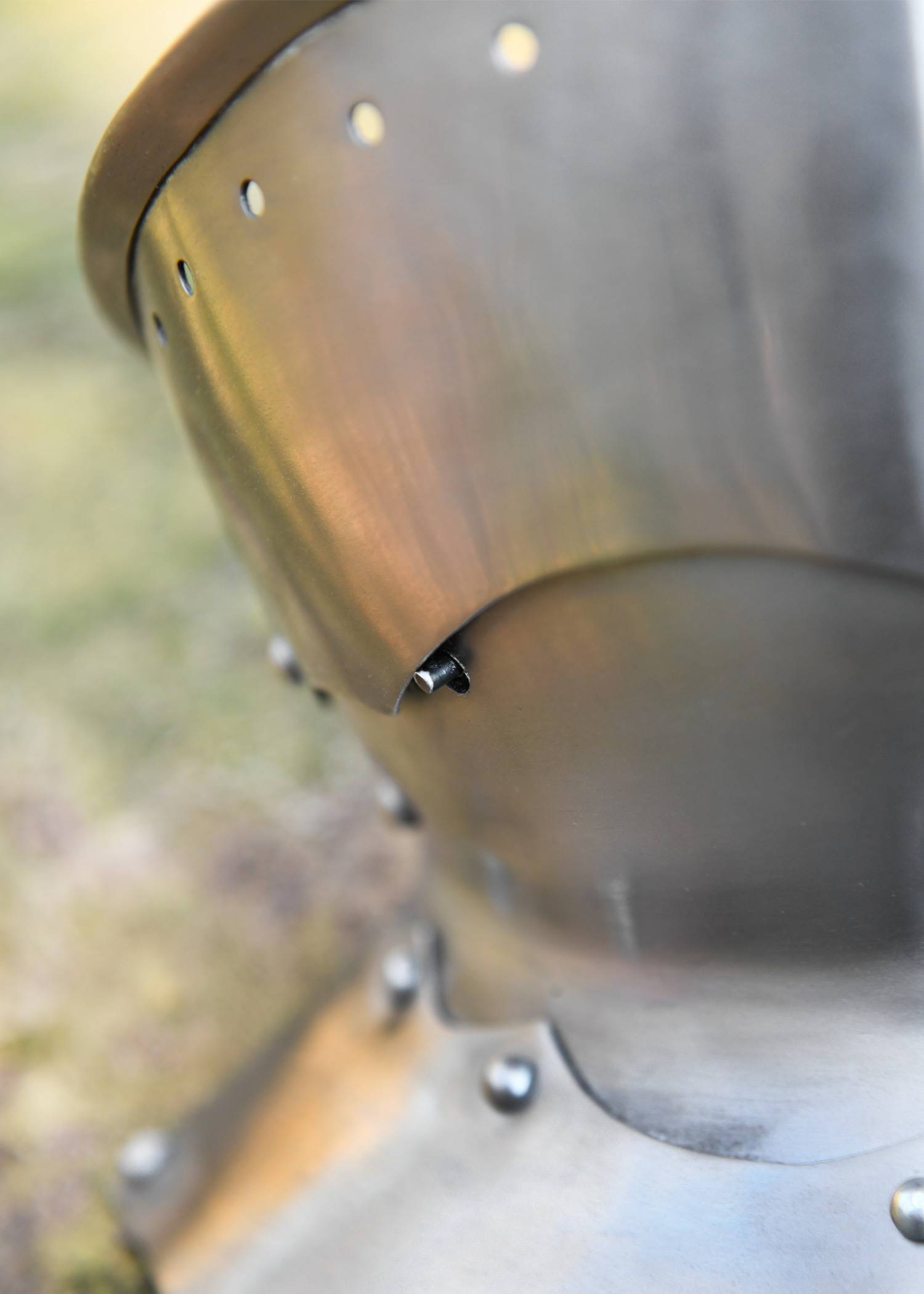 ​Gotische Rustungs Halsberge, 1,2 mm Stahl