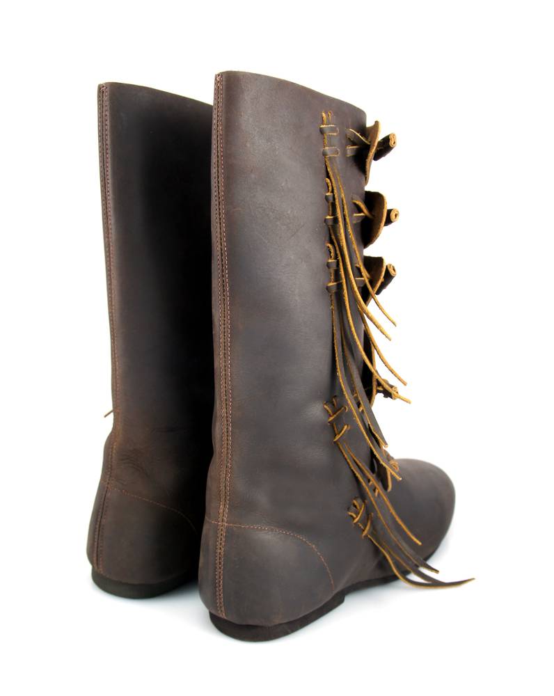 Wikinger Stiefel in Braun