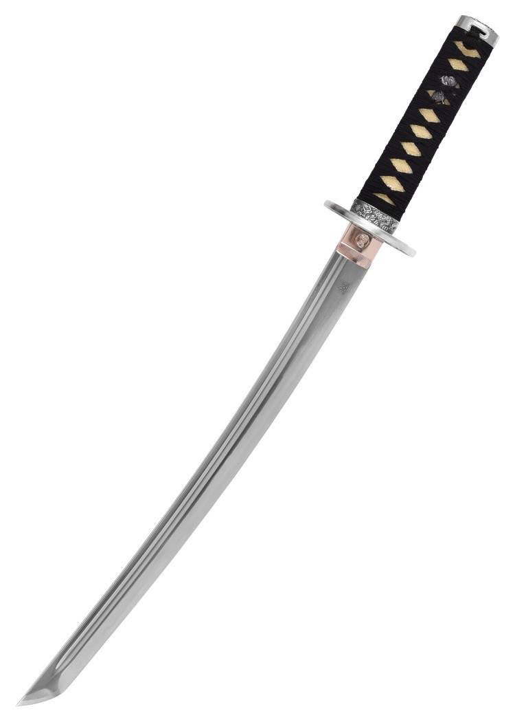 ​Marto Wakizashi mit schwarzer Holzscheide