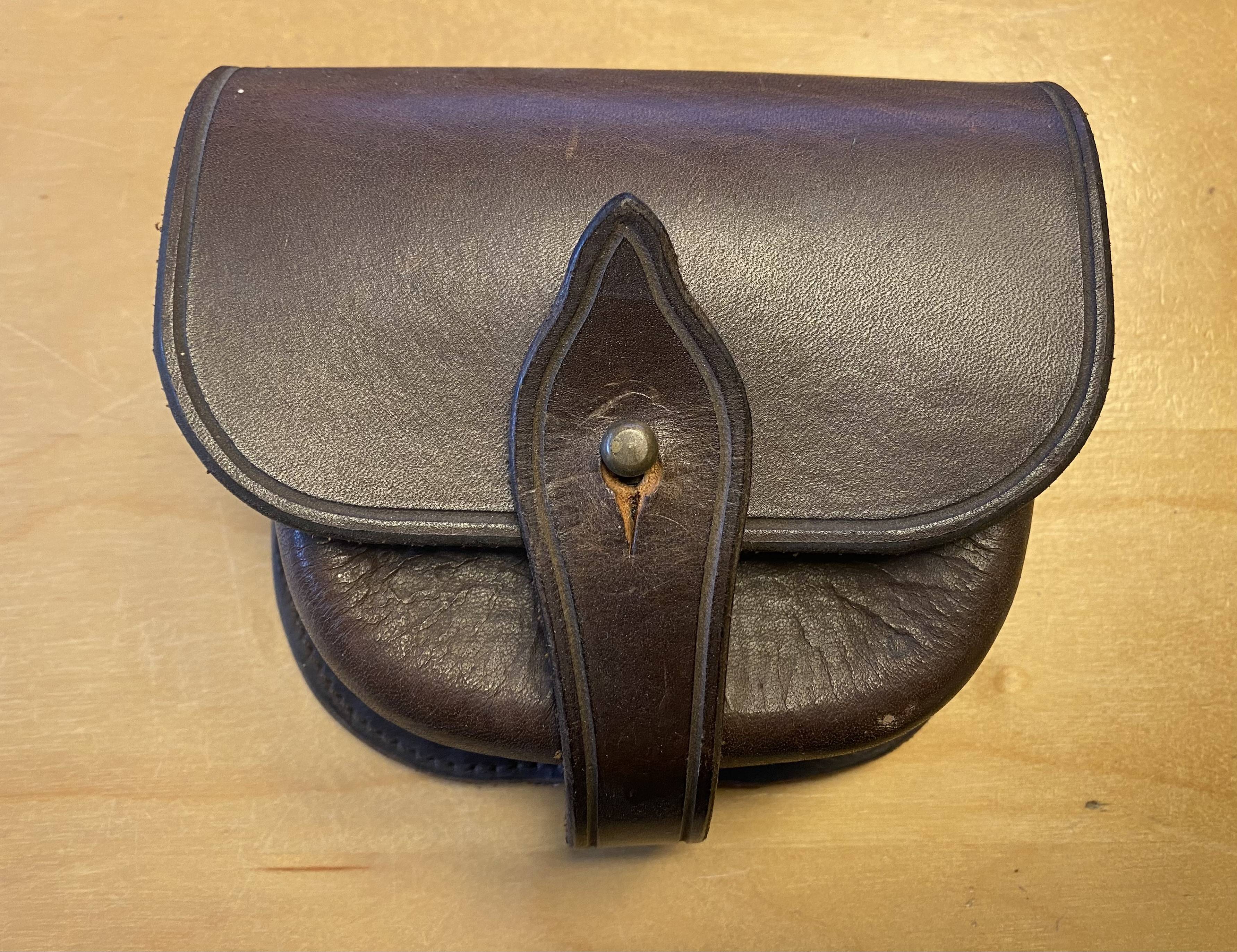 Middeleeuwse lederen tas (uitverkoop)