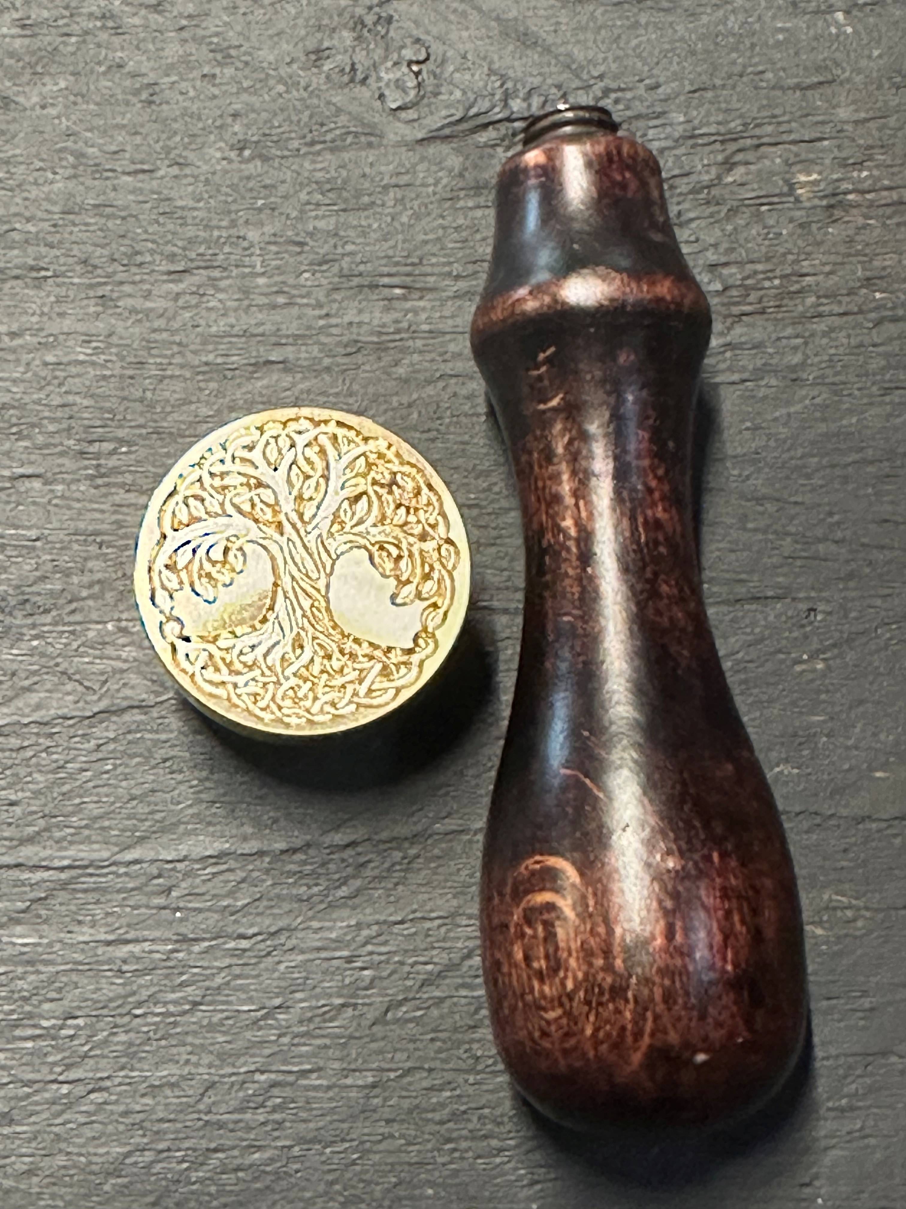 ​​​Zegelstempel met Levensboom-Yggdrasilbooms
