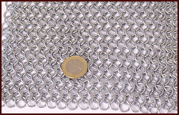 1 kg Kettenringe, unvernietet, ID8mm, verzinkt