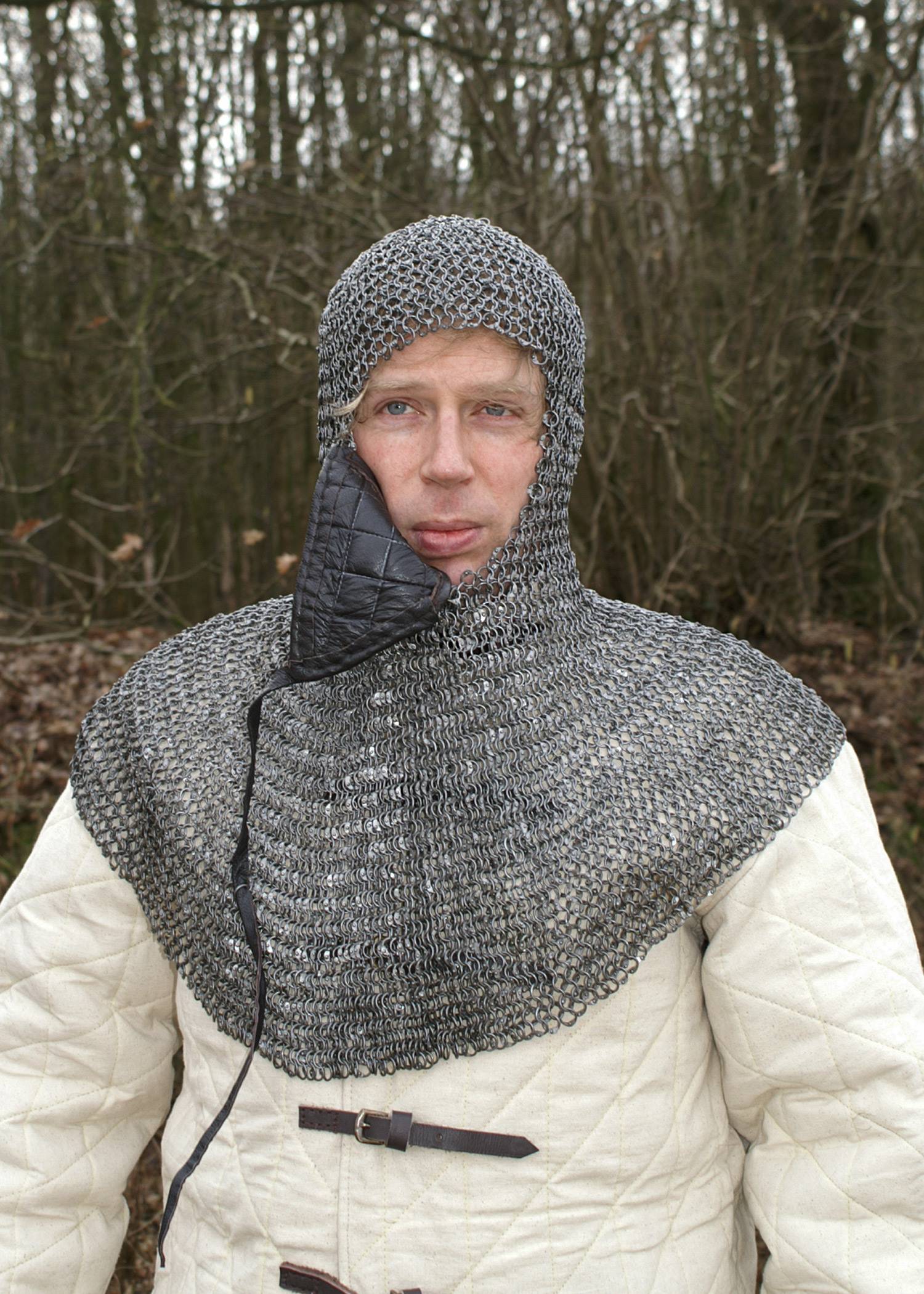 Malienkolder Hoofdgewaad, ronde ring, onbehandeld
