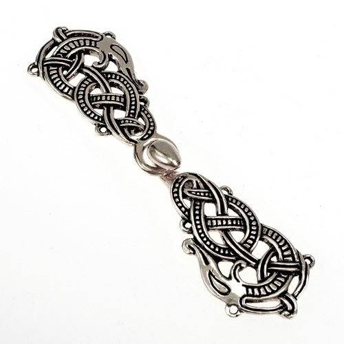 Viking Kaftan Sluiting in Verzilvert, 1000 - 1100 na Chr.