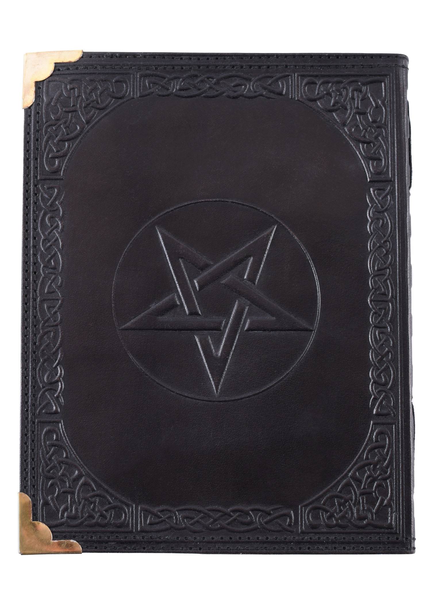 Leder Buch mit Pentagram