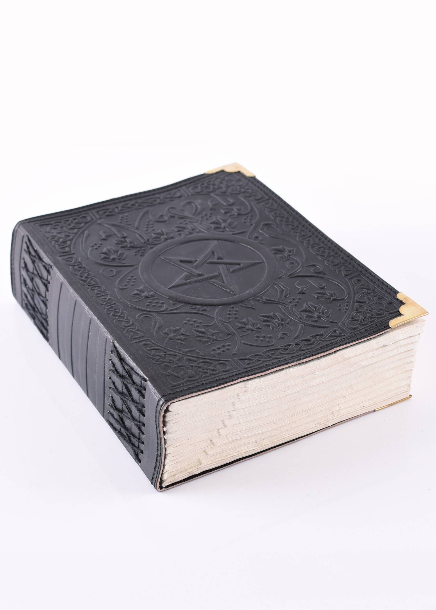 Leder Buch mit Pentagram