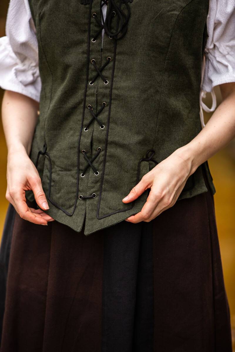 Middeleeuwse Gilet in Groen