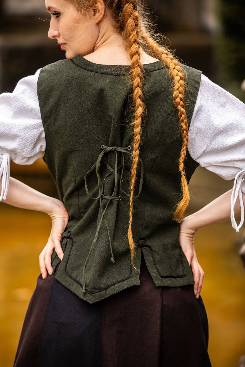 Middeleeuwse Gilet in Groen