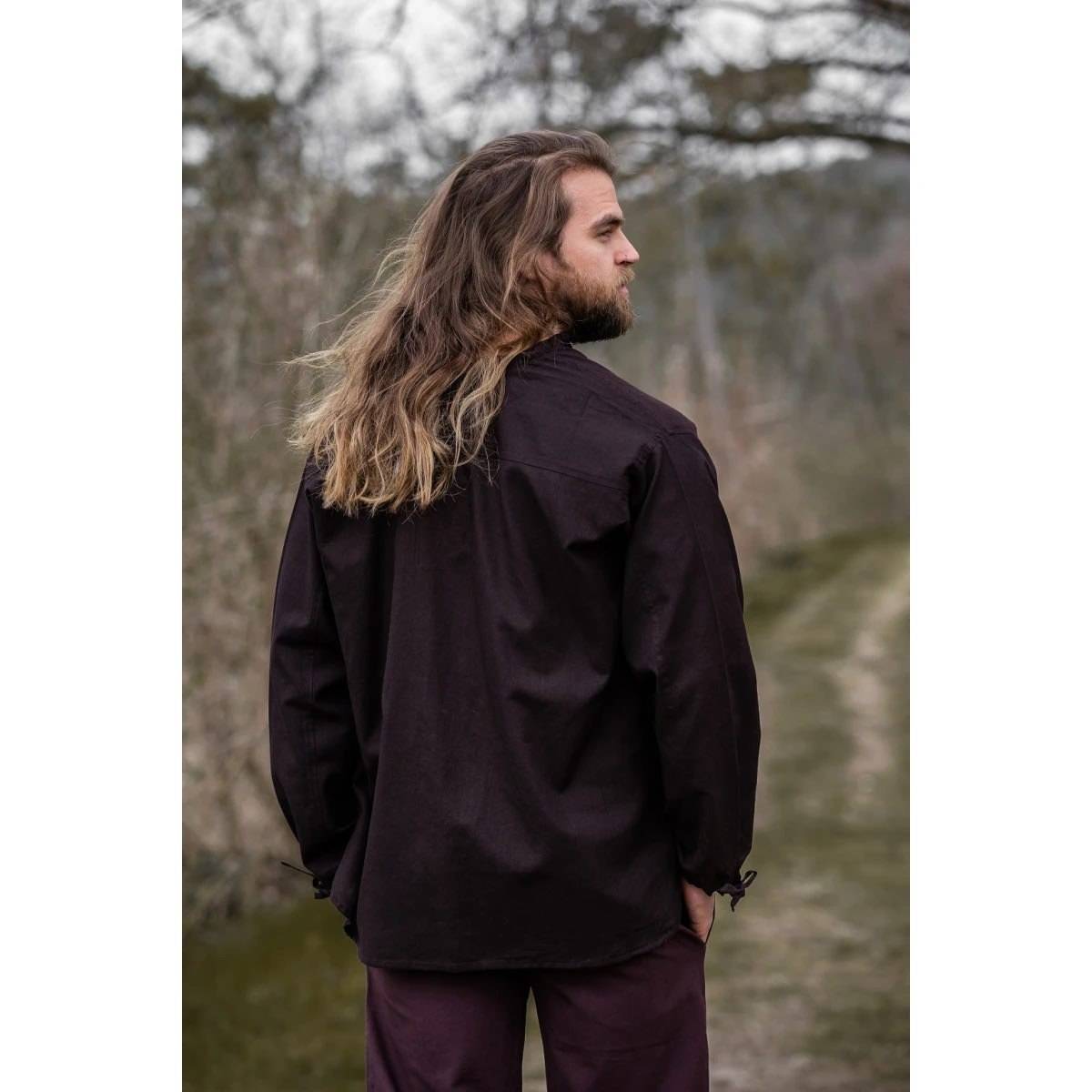 Mittelalter Bluse in Braun