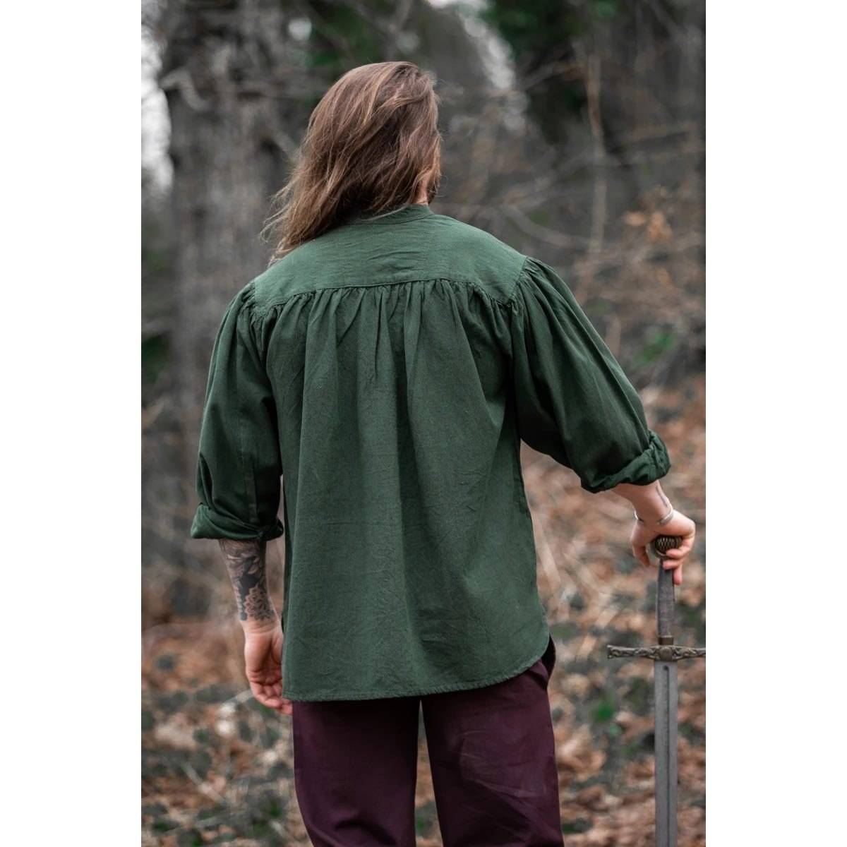 Middeleeuwse Blouse in Groen